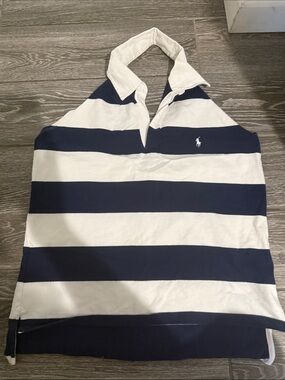 Ralph Lauren Sport Black and Cream Top